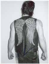 The Walking Dead Signed Photo by Norman Reedus with Beckett BAS COA