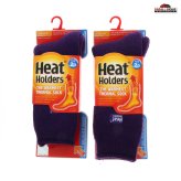 Purple Crew Thermal Socks