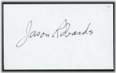 Jason Robards Legacy Autograph
