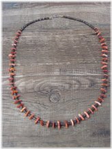 Spiny Oyster Heishi Necklace - Jeanette Calabaza