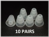 QuietFit Large Earbud Tips - 10 Pairs Triple Flange