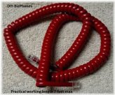 Cherry Twist Handset Cord