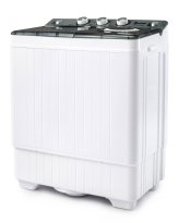 Twin Tub 28lbs Portable Washer with Spinner