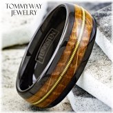 Harmony Barrelwood Men's Ring