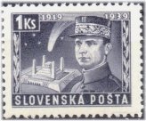 Stefanik's Astronomical Stamp from 1939