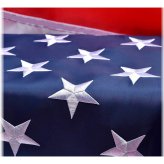 Stars and Stripes Deluxe Embroidered Flag