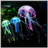 Glowing Jellyfish Aquarium Ornament Set