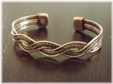 Copper Cuff Magnetic Bracelet
