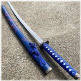 Blue Dragon Katana: Authentic Japanese Sword with High Carbon Steel Blade