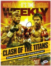 Champion's Autographed Magazine with PSA/DNA Certificate