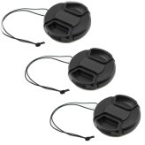 Lens Cap Trio for DSLR Cameras