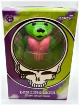 Grateful Dead Dancing Bear Glow Action Figure Lot