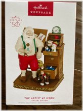 Festive Artistry Santa Claus Ornament