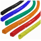 FlexiWrap" - Color-coded Spiral Cable Organizer in Multiple Sizes