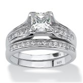 Platinum Harmony Ring Set