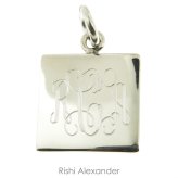 Square Monogram Pendant Collection