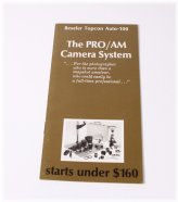 Antique Beseler Topcon Auto-100 Camera Enlarger Handbook