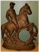 Roosevelt's Rough Rider Antique Clock Art