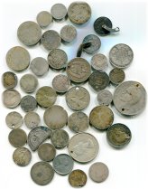 Global Silver Assorted Coins Collection - 141g Lot Feb2958