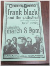 Frank Black and the Catholics Concert Poster