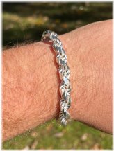 Sterling Rope Bracelet