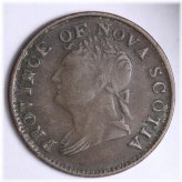 1832 Nova Scotia Half Penny Token