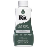 Dark Green All-Purpose Liquid Dye (8 oz) for Fabric, Clothes, Wood, Crafts, and Paper by Rit