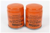 Generac Oil Filter Twin Pack