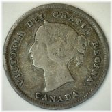 Victorian Era Canadian Silver Nickel