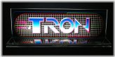 Neon Grid Arcade Marquee with Light Box Display