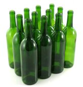 EcoGlass Wine Bottles, 750 ml (Set of 12)