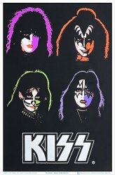 Iconic Quartet Blacklight Art Print