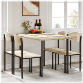 Rustic Oak Dining Ensemble
