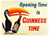 Vintage Guinness Stout Advertising Poster - 1938 Edition