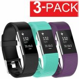 Fitbit Charge 2 Small Replacement Bands - 3 Pack