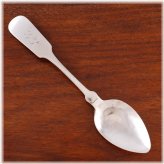 Elegant Fiddle Monogram Teaspoon by D B Miller