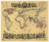 British Empire Cartography - 1850 Vintage Style