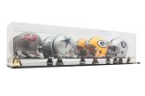 Quad Mini Helmet Acrylic Display