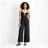 Strappy Cut-Out Wide Leg Jumpsuit - Future Collective with Jenny K