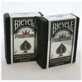 Blue Prestige Plastic Playing Cards by Bicycle