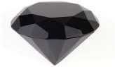 Black Crystal Diamond Paperweight