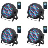 Quad Beam RGB Stage Lights