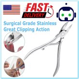 Precision Pro Toe Nail Scissors - Heavy Duty Clippers for Ingrown Nails