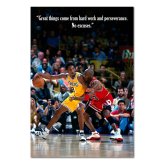 Champion's Legacy" Kobe Bryant Inspirational Poster - Premium Quality Art Print