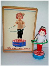 Retro Vinyl Hula Hoop Girl Replica