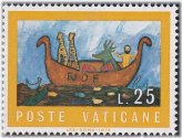 Vatican City Bible Scenes Stamp - 1974 Edition