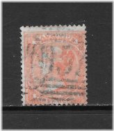Mauritius Vermilion Queen Victoria Stamp