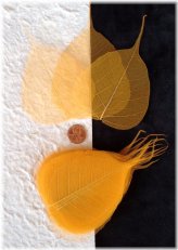 Golden Banyan Skeleton Leaf Bouquet