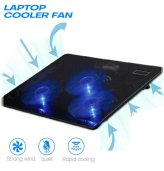 CoolBreeze Slim Notebook Stand with Adjustable Fan Speeds