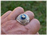 Navy Seals Solitaire Stone Ring